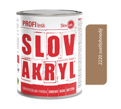 Slovakryl Profi Lesk svetlo hnedý 2220/RAL 8003 0,75kg*dopredaj