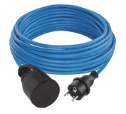 Špeciálny predlžovací kábel 10 m / 1 zásuvka / PVC / 230 V / 1,5 mm2