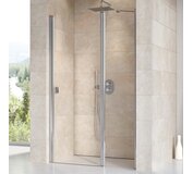Sprchové dvere dvojdielne CSD2 110, lesk+transparent