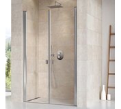 Sprchové dvere dvojdielne CSDL2 90, lesk+transparent