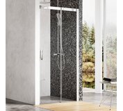 Sprchové dvere dvojdielne MSD2 110 P, biela+transparent