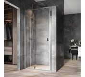 Sprchové dvere dvojdielne NDOP2 120, lesk+transparent
