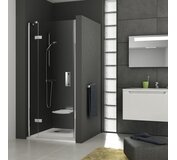 Sprchové dvere dvojdielne SMSD2 120 A-P, lesk/chróm+transparent