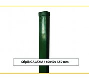 Stĺpik Galaxia 60x40x1.50x1800 ZN+PVC6005