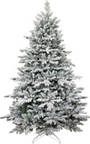 Stromček MagicHome Vianoce Frosty, zasnežený, 3D+2D, extra hustý, 210cm