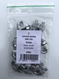 Svorka lanová DIN 741 12mm biely zinok 2ks/bal. (ilust.foto)