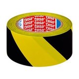 Tesa 60760 Páska výstražná, PVC žlto-čierna 33m