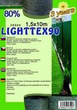 Tieňovka 80% LIGHTTEX 1.5x10m zelená