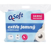 Toaletný papier Q Soft 24x16, 5m 3vrst.