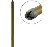 Tyč Garden TY 20/1800 mm oceľ/plast hnedá oporná k rastlinám a paradajkám