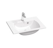 Umývadlo Classic Slim 70, s otvorom pre batériu, s prepadom