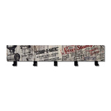 Vešiak závesný Známky 600x100mm 5 háčiky
