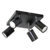 Vnútorné Led svietidlo ORO Gavia 4XGU10 B,210 x 210 x 90 ,farba čierna