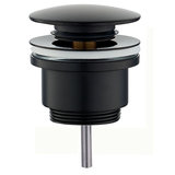 Výpusť umývadlová (Pileta) click-clack univerzálna čierna matná, HF1083-BC
