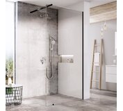 Walk-In Wall 140, lesk+transparent