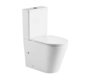WC kombi vario odpad Smart Flush Rimless 605x380x825mm keram.+sedátko
