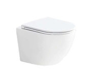 WC závesné kapotované Smart Flush RIMLESS 490x370x360 keramické vr.sedátka CSS123 VSD82T1