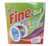 WellDone Fine Obrúsky pohlcujúce farbu antibakteriálne Color Magnet 12ks