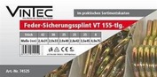 Závlačky pružinové VT sada 155ks