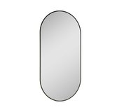 Zrkadlo Lotosan Sand Bean Led 52x92cm,čierna