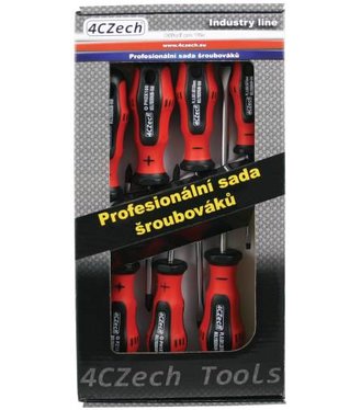 4CZech Sada skrutkovačov PL, PH, PZ 7-dielna súprava profi v kartóne
