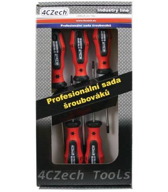 4CZech Sada skrutkovačov TRX 5-dielna súprava profi v kartóne
