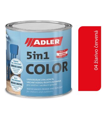 Adler 5v1-Color 0.75l ral3020 žiarivo červená