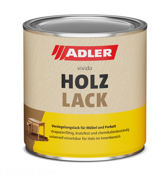 Adler Vivido Holzlack Farblos Glänzend G100 2.5l