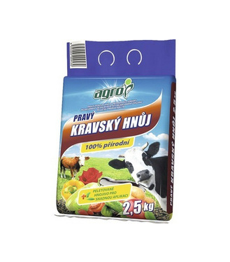 Agro Pravý kravský hnoj prírodný 2,5kg