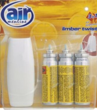 Air Menline Osviežovač vzduchu Happy spray Limber Twist 3x15ml