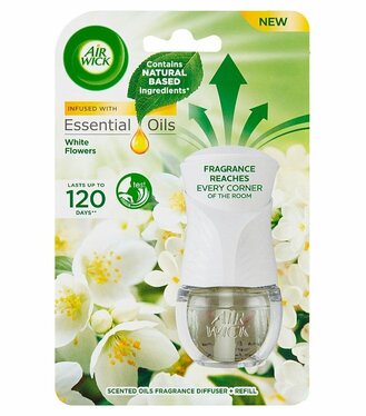 Air Wick Elektrický osviežovač vzduchu strojček + náplň Biele kvety 19ml