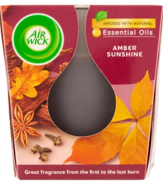 Air Wick sviečka 105g Jantarové slnko
