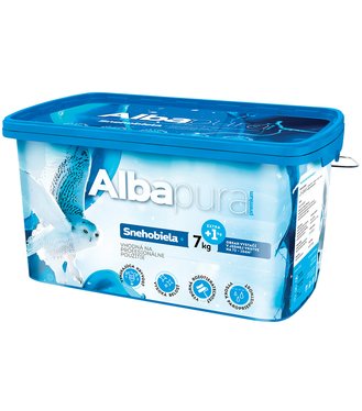 Albapura superbiela interiérová farba na steny 13 + 2kg