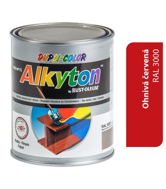 Alkyton lesklá R3000 červená 5l