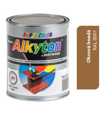 Alkyton lesklá R8001 hnedá okrová 250ml