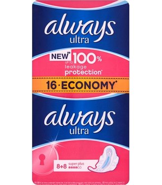 Always Ultra Hygienické vložky Super plus 16ks