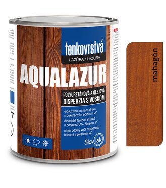 Aqualazur mahagón 2,5l tenkovrstvá olejová vodou-riediteľná lazúra