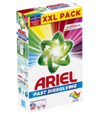 Ariel Prášok na pranie Color rýchlo rozpustný 60 praní 3,3kg