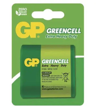 Batéria GP zinko-chloridová Greencell 3R12 4.5V