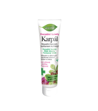 BC BIO Bylinný balzam Karpálne tunely Paeconol+Pagaštan konský 130ml