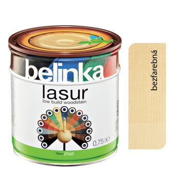 Belinka Lasur Bezfarebná 12 - Tenkovrstvá lazúra 0,75L