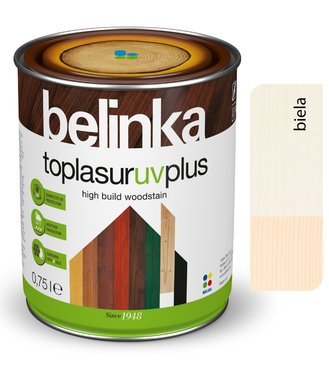 Belinka Toplasur UV Plus, biela 11 - Hrubovrstvá lazúra 0,75l