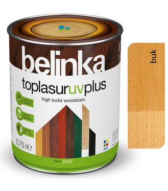 Belinka Toplasur UV Plus, buk 15 - Hrubovrstvá lazúra 10l