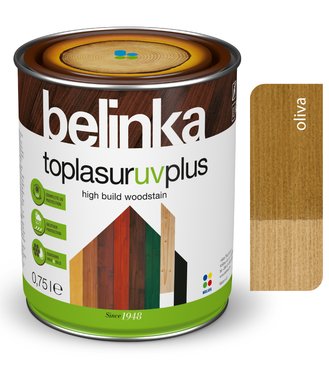 Belinka Toplasur UV Plus oliva 27 - Hrubovrstvá lazúra 0,75l
