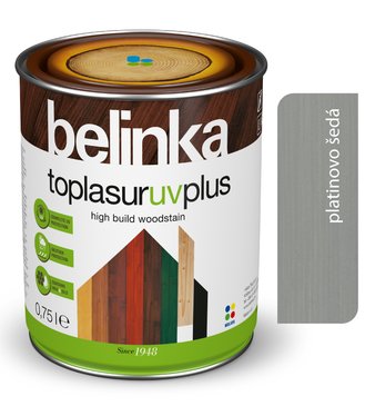 Belinka Toplasur UV Plus, platinovo šedá 30 - Hrubovrstvá lazúra 0,75l