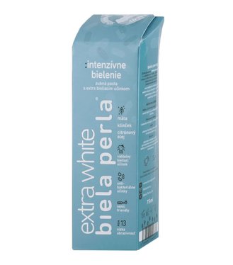 Biela perla Zubná pasta Intenzívne bielenie zubov 75ml