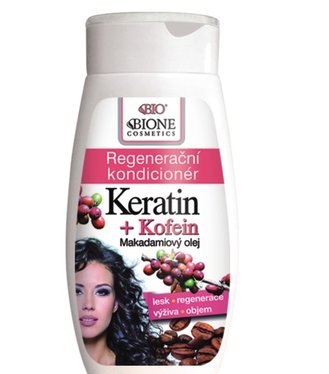 Bione Cosmetics Kondicionér na vlasy Regeneračný Keratin + kofeín 260ml