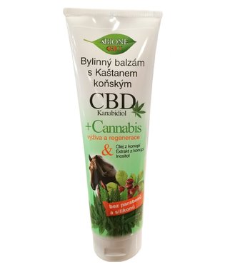 Bione cosmetics Konský bylinný balzam CBD + Cannabis 300ml