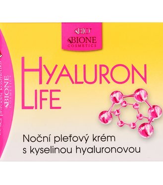 Bione Cosmetics Pleťový krém nočný hyaluorónový 51ml
