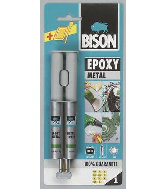 Bison Epoxy Metal, Dvojzložkové lepidlo 24ml
